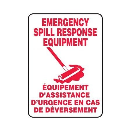 BILINGUAL FRENCH SIGN  SPILL FBMCHG507XP